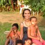 Naa_ashiley with kids, Ghana - 2010